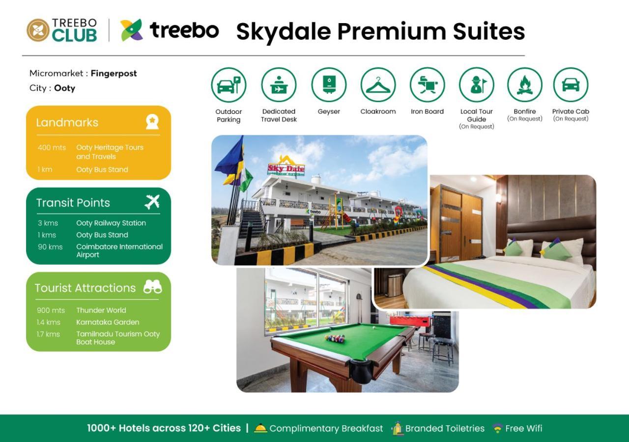 Treebo Skydale Premium Suites, 1500 Mtrs From Ooty Lake Экстерьер фото